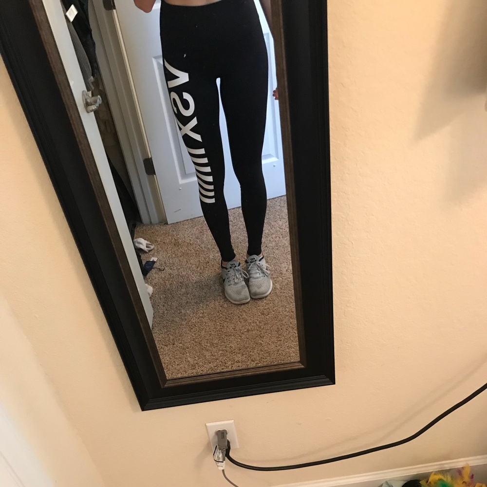 Black Victoria Secret Sport Knockout Leggings